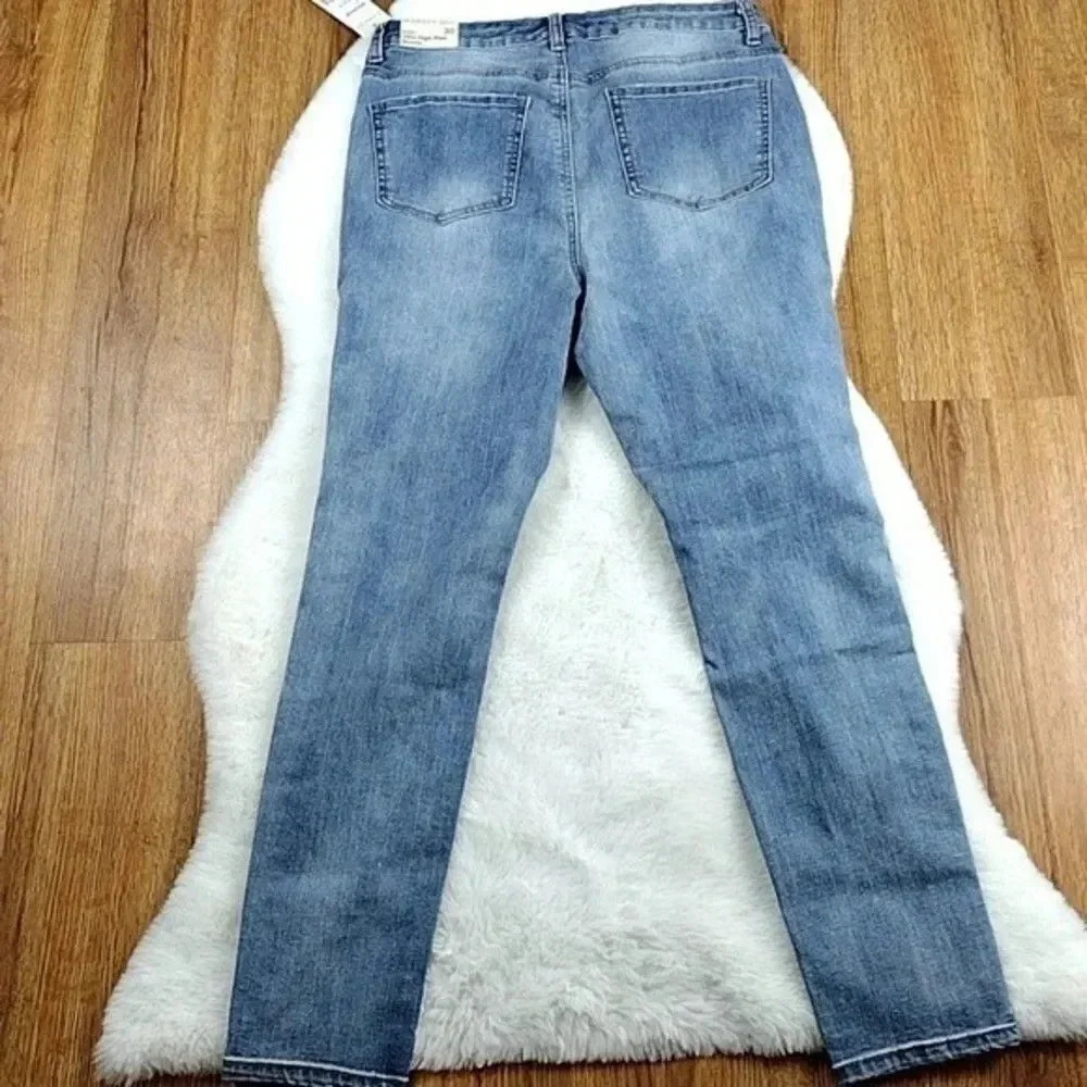 High Rise Button Fly Jeans Icon Ultra High Rise Skinny New With Tags - Picture 4 of 11